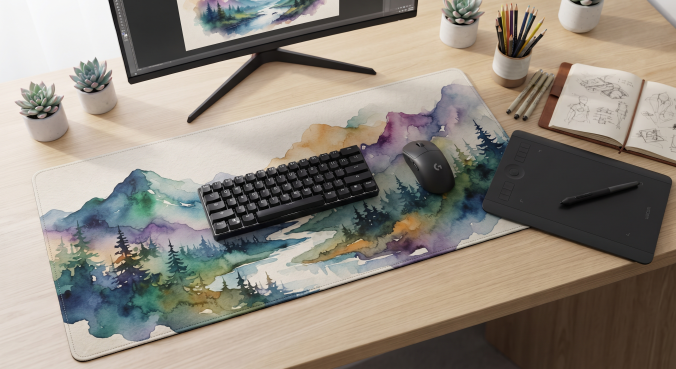 70×30 cm Large Rubber Gaming Desk Pad - Image 2