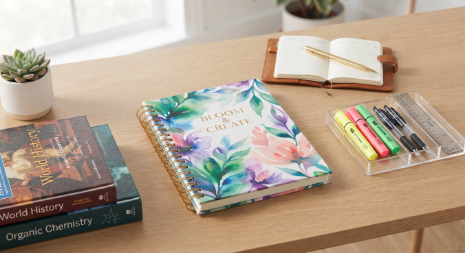 A5 Sublimation Ring-Bound Notebook - Image 3
