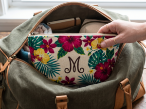 Sequin Reversible Zipper Makeup Bag