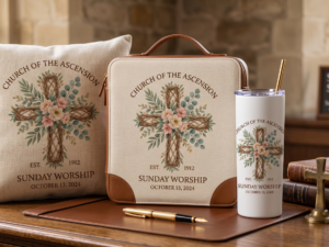 Canvas Bible / Book Bag with Zipper