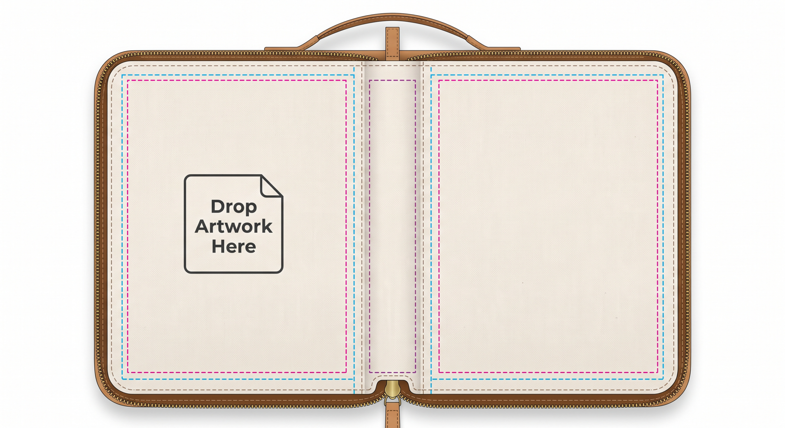 Canvas Bible / Book Bag with Zipper - Image 2