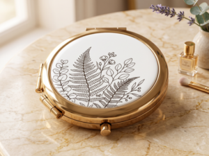 Compact Handbag Makeup Mirror