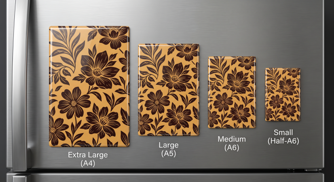 Flexible High-Gloss Fridge Magnets