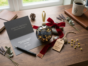 Double-Sided Aluminium Christmas Tree Baubles - Image 6