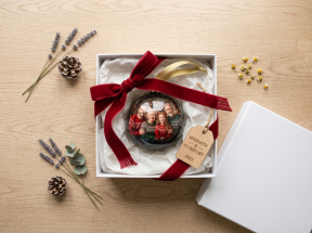 Double-Sided Aluminium Christmas Tree Baubles - Image 4