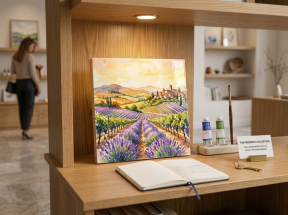 Freestanding Gloss MDF Photo Block - Image 4