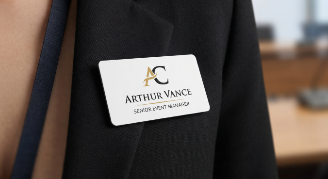 Metal Magnetic Name Badges - Image 2