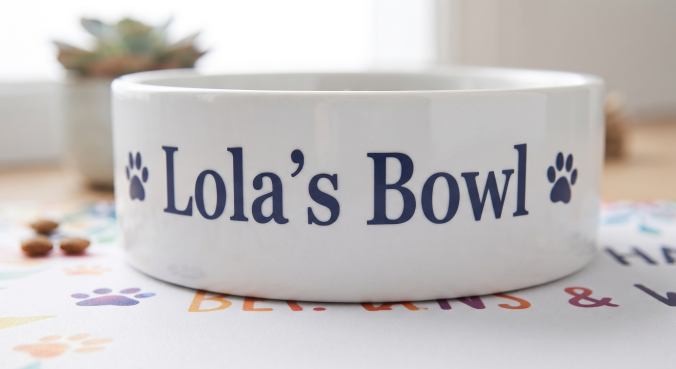 The Permanent Print Pet Gift: Sublimated Bowl & Mat Combo - Image 3