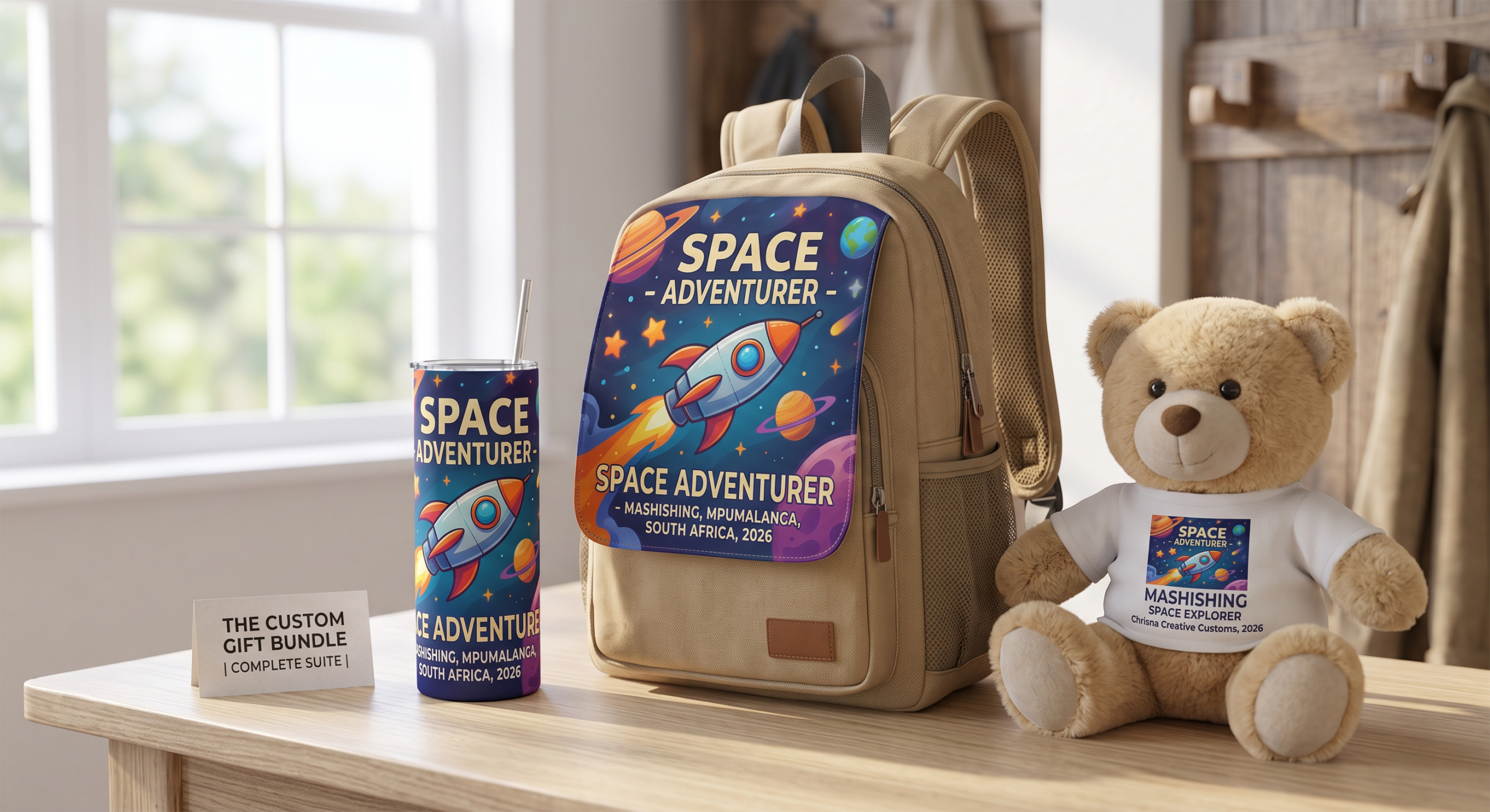 Junior Backpack (Printable Front Flap)