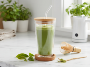 Double-Wall Plastic Tumbler + Bamboo Lid