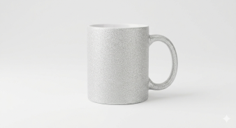 11 oz Glitter Finish Ceramic Mug - Image 2