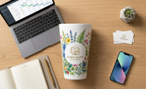 12 oz Ceramic Cone / Latte Mug