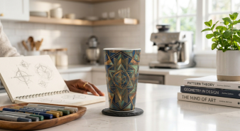 12 oz Ceramic Cone / Latte Mug - Image 3