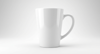 12 oz Ceramic Cone / Latte Mug - Image 9