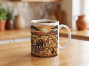 15 oz Jumbo White Ceramic Mug