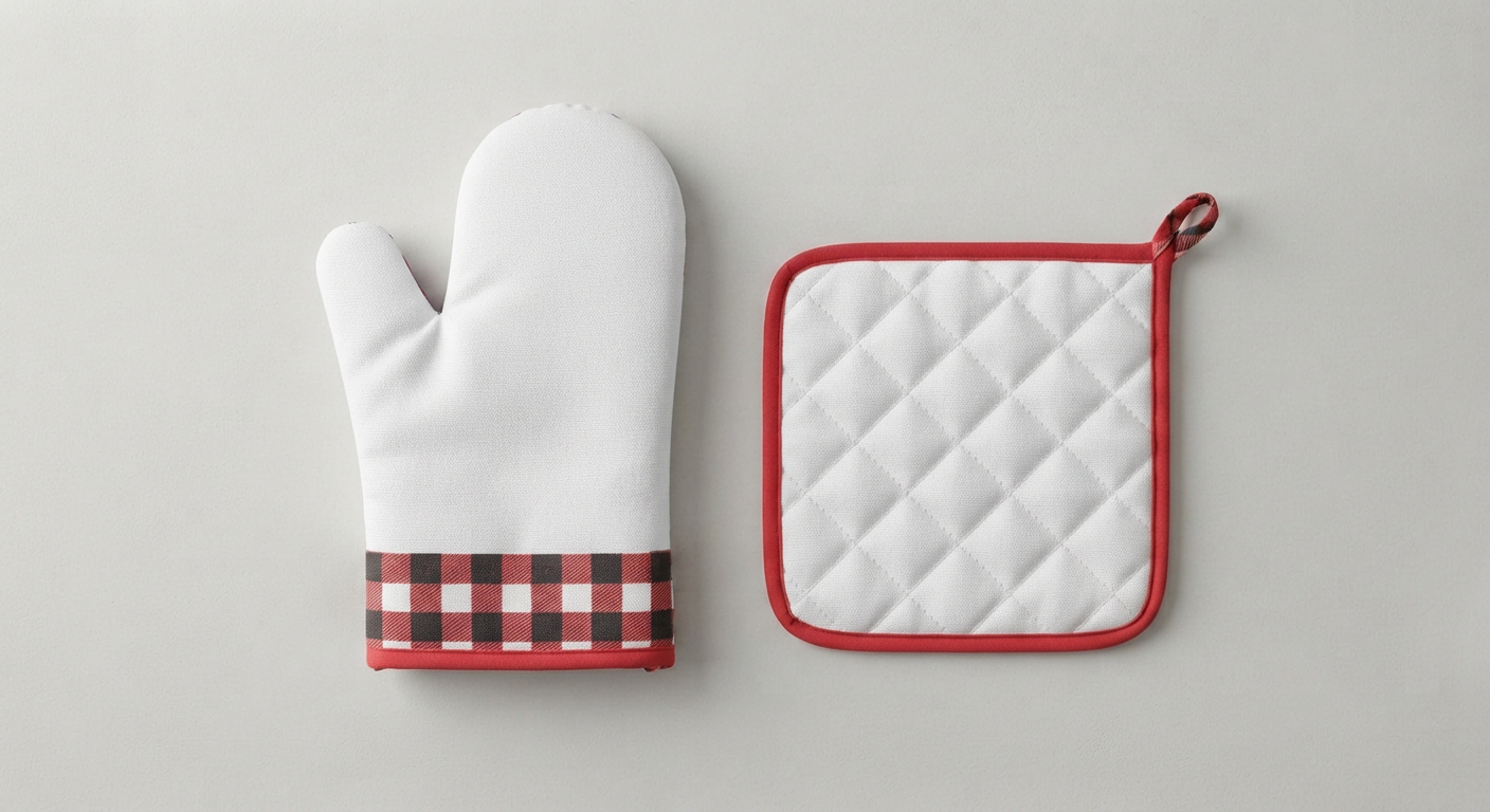 Sublimation Oven Glove & Pot Holder Set - Image 9