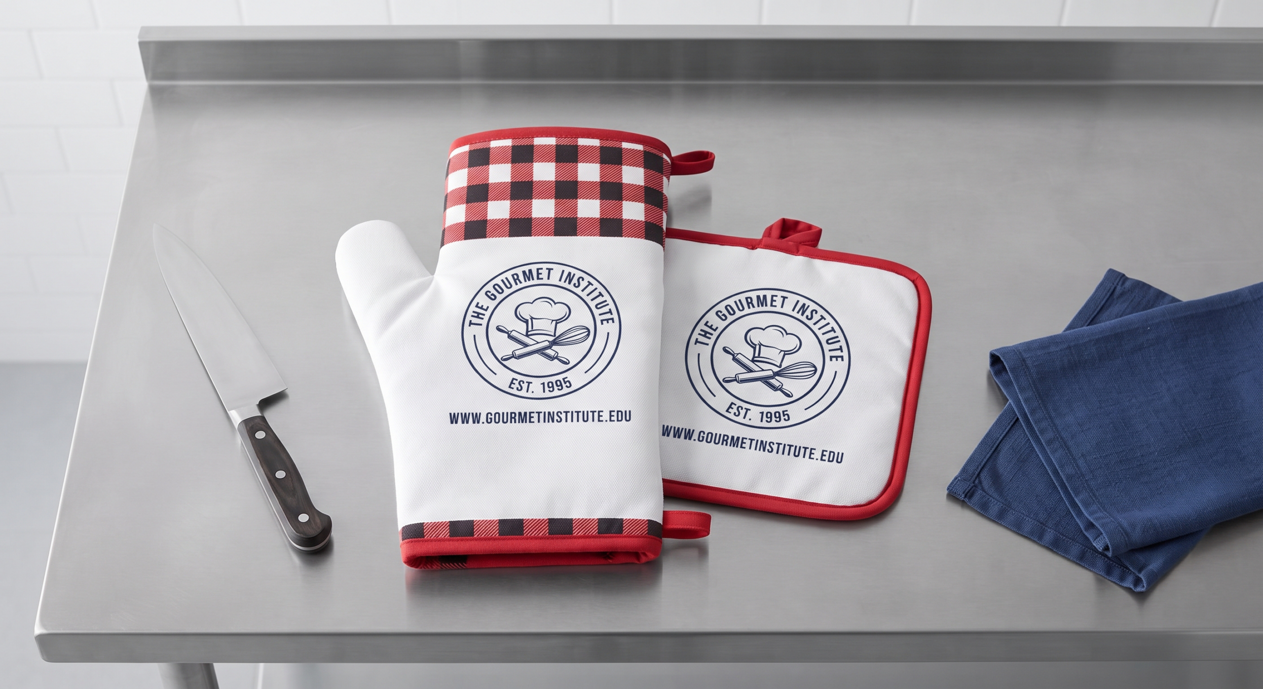 Sublimation Oven Glove & Pot Holder Set - Image 2