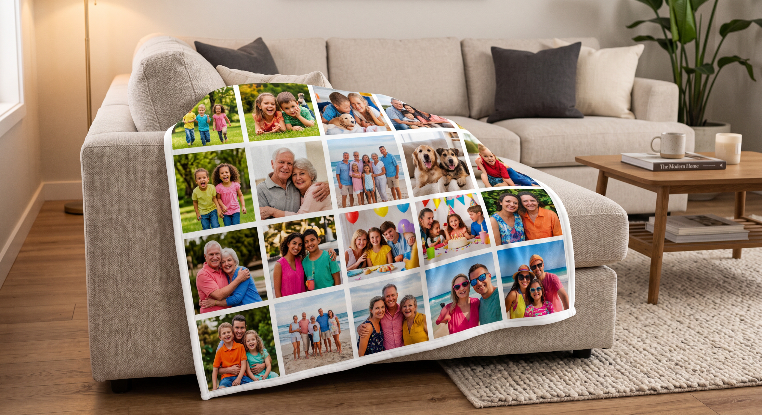 20-Panel Fleece Photo Blanket