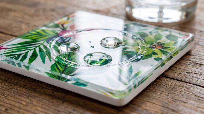 Custom Square 2-Tone Sublimation Coasters (Set of 4) - Image 6