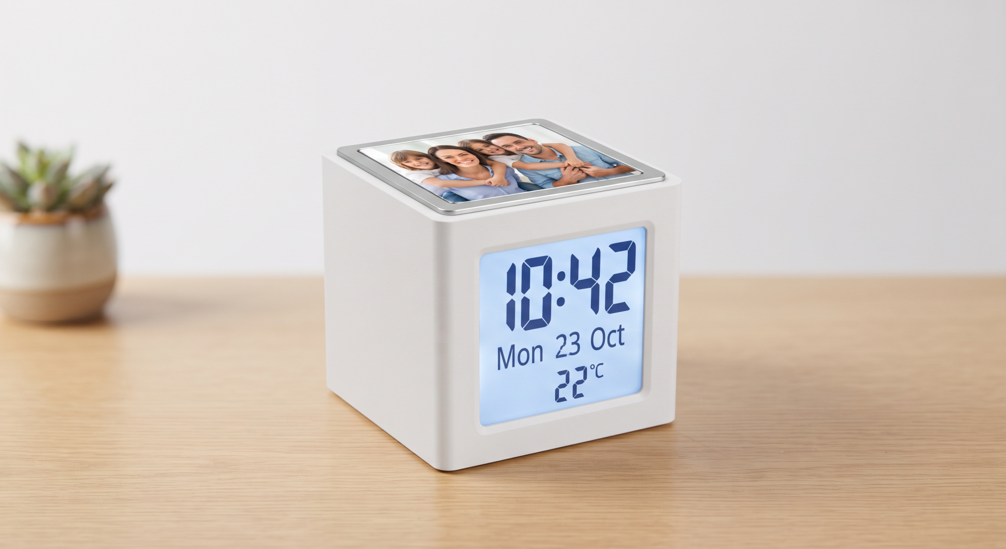 Personalized LED Digital Cube Clock