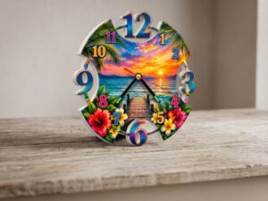 Personalised Deco1 Sublimer Hanging Wall Clock