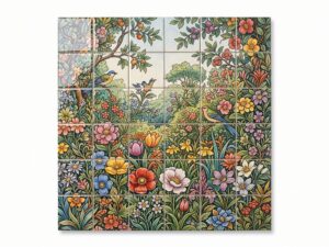 Custom Photo Ceramic Tile Wall Mural | Bespoke Architectural & Home Decor