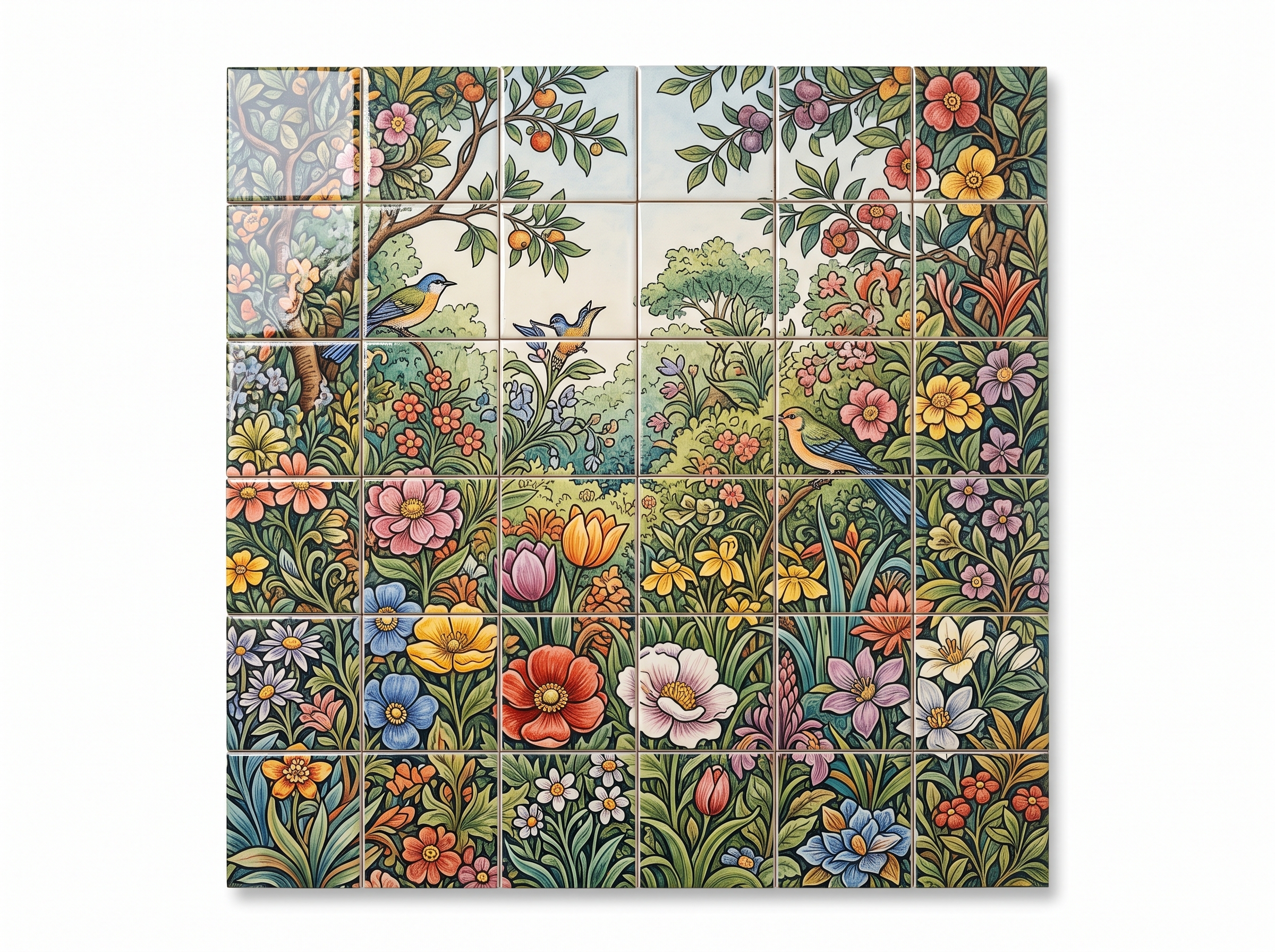 Custom Photo Ceramic Tile Wall Mural | Bespoke Architectural & Home Decor