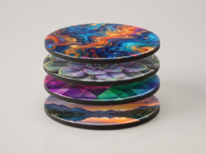 Personalised Hardboard Coasters – Set of 4 (Round / Square Options)
