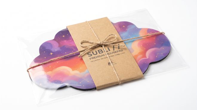 Custom Printed Novelty Desk Mat with Non-Slip Rubber Base - Image 9