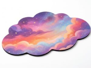 Custom Printed Novelty Desk Mat with Non-Slip Rubber Base