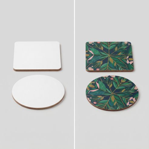 Custom Printed Square & Round Heat-Resistant Drink Coasters (9cm & 10cm Sizes) - Image 8