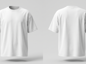 300g Oversized Adult Polycotton Crew Neck T-Shirt