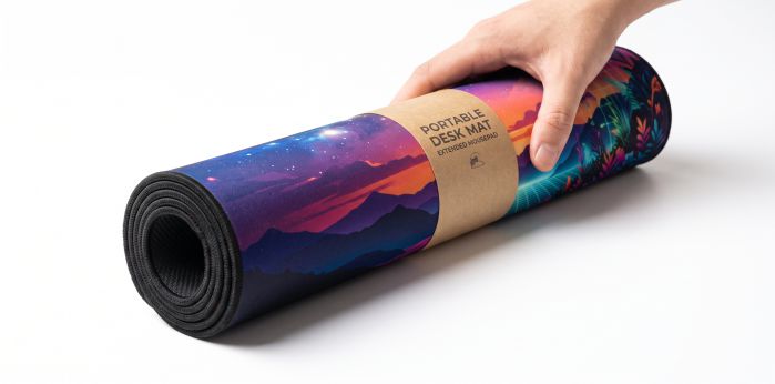 Personalized Extra-Large Desk Mat with Non-Slip Rubber Base - Image 6