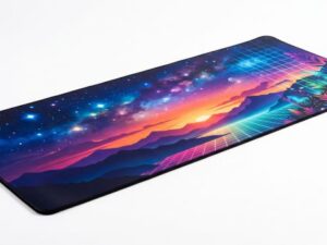 Personalized Extra-Large Desk Mat with Non-Slip Rubber Base