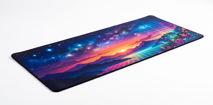 Personalized Extra-Large Desk Mat with Non-Slip Rubber Base