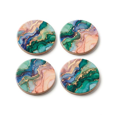 Custom Printed Square & Round Heat-Resistant Drink Coasters (9cm & 10cm Sizes) - Image 12